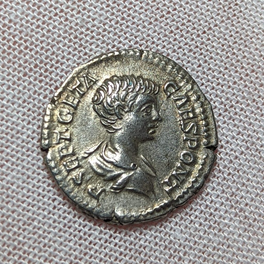 Silver Ancient Coins geta denarius